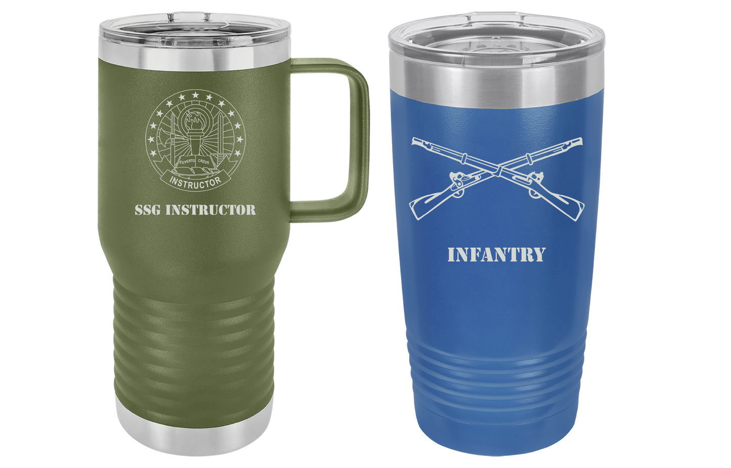 20oz Laser Engraved Drinkware (Army)