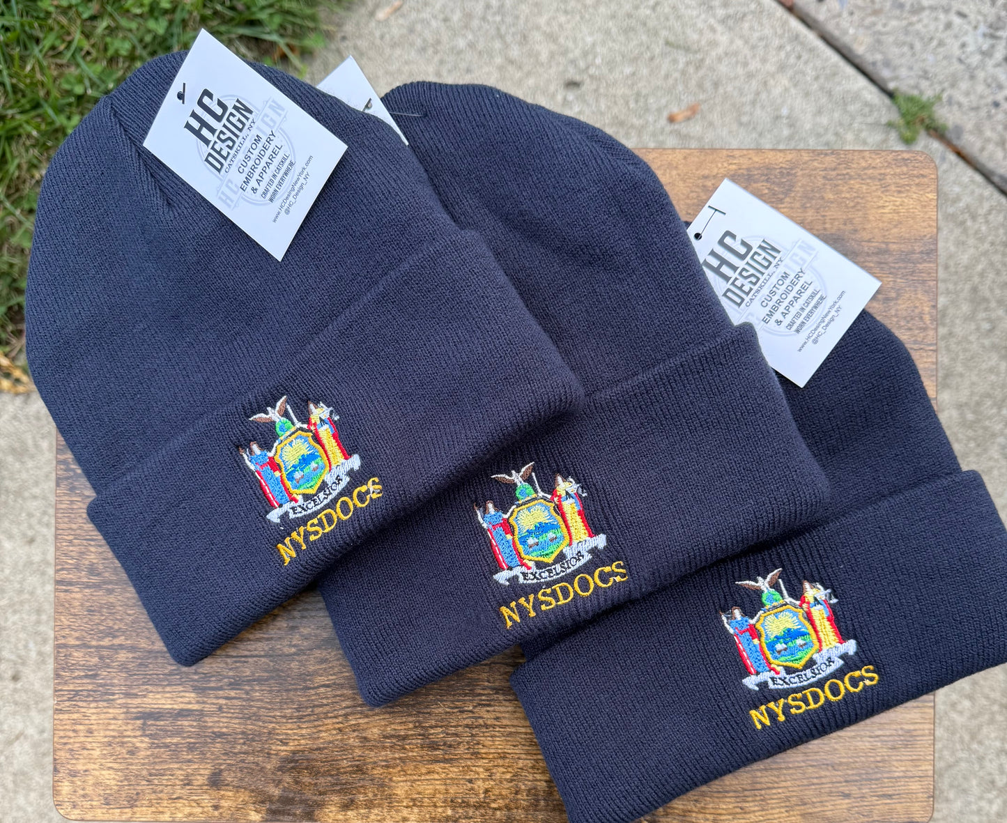 Embroidered DOCS Fleece Lined Beanie