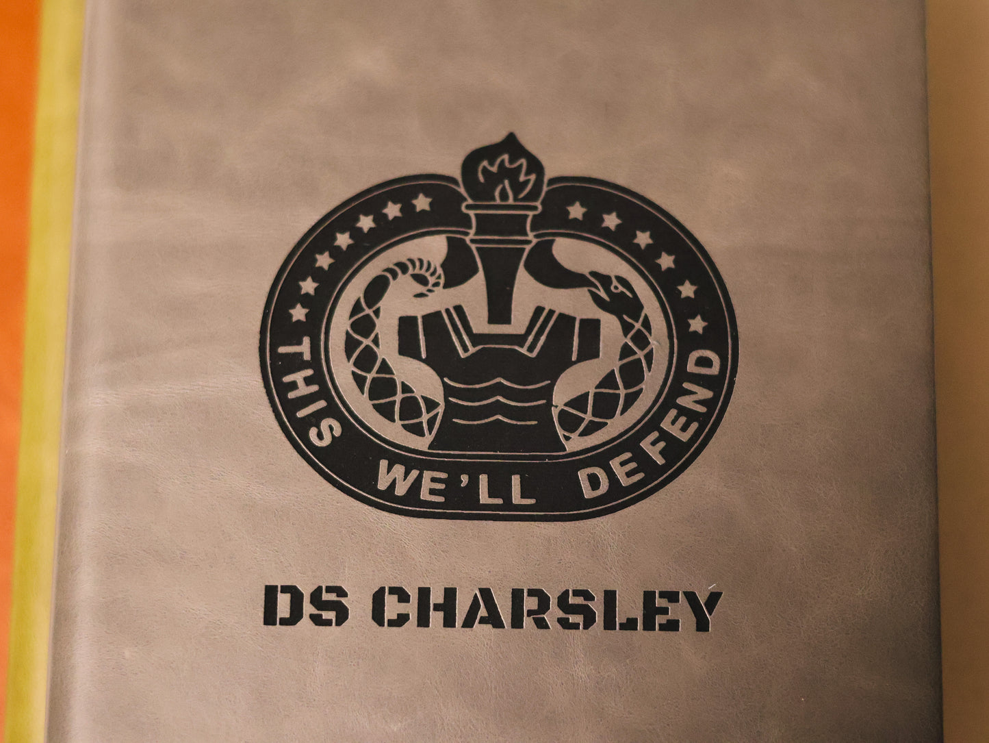 Custom Engraved Leader Note Books