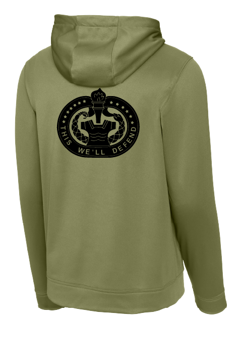 Drill Sergeant Hoodie OD Green/Coyote Brown