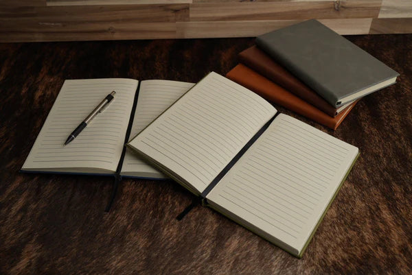 Custom Engraved Leader Note Books