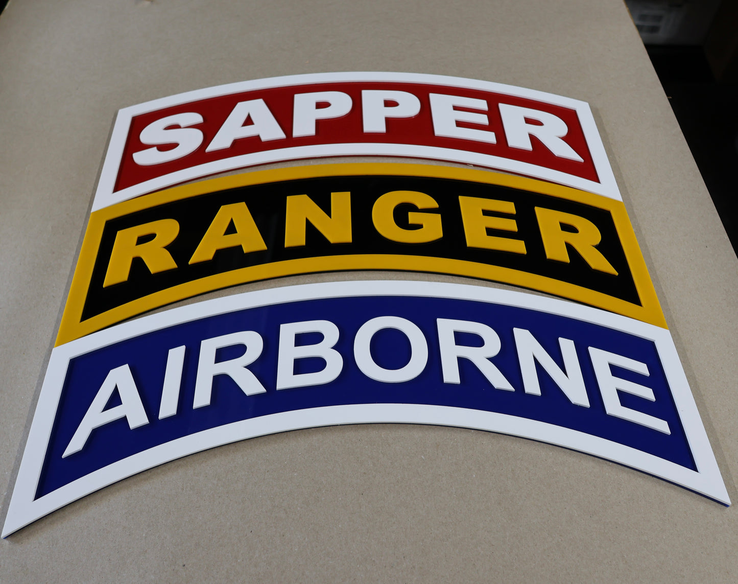 US Army Tab Acrylic signs