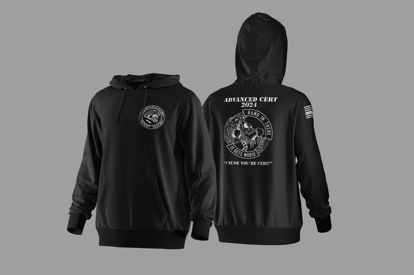 Advanved CERT "It Gets Worse" Hoodie