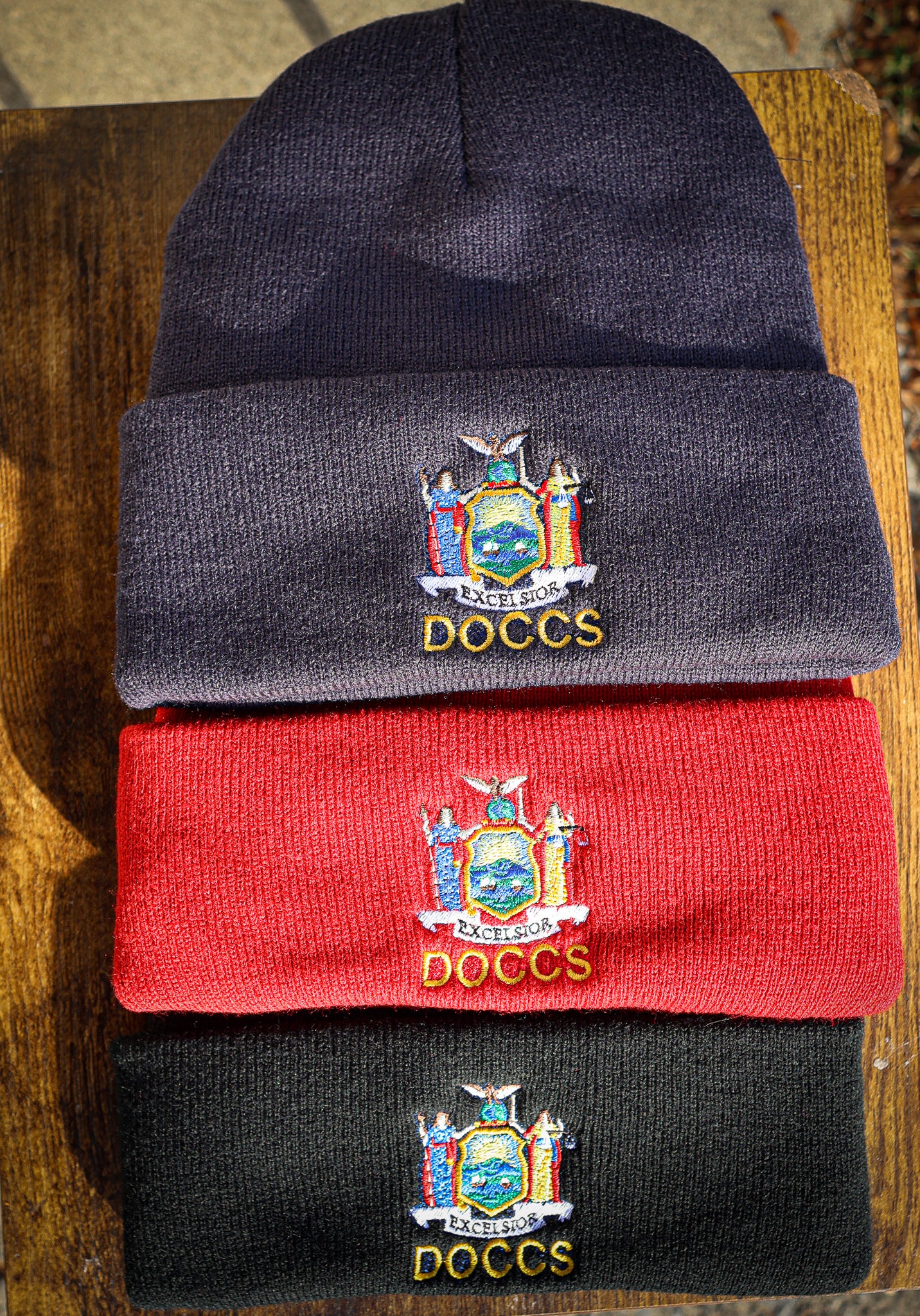 Embroidered DOCS Fleece Lined Beanie