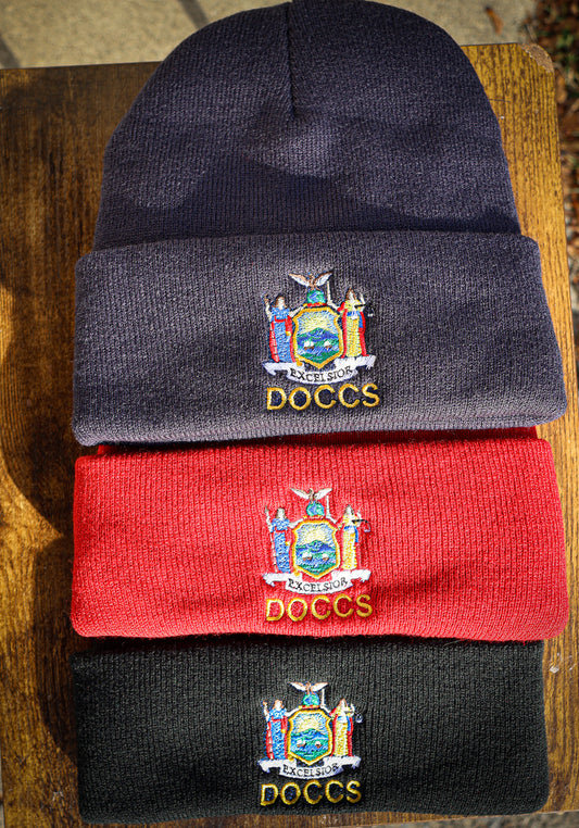 Embroidered DOCS Fleece Lined Beanie