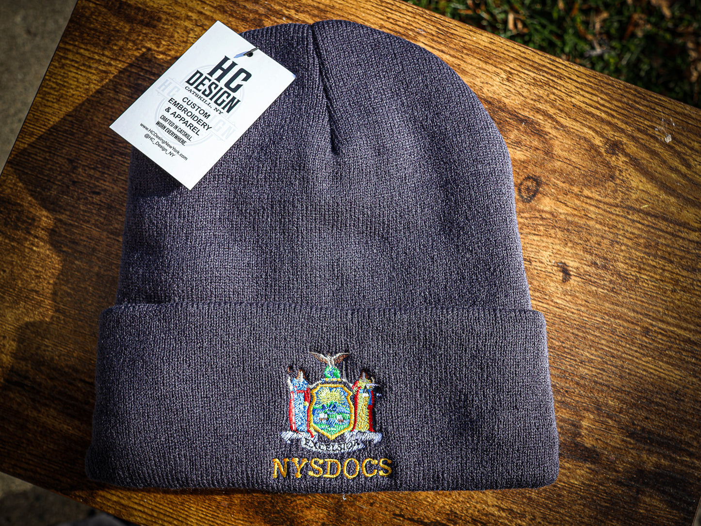 Embroidered DOCS Fleece Lined Beanie