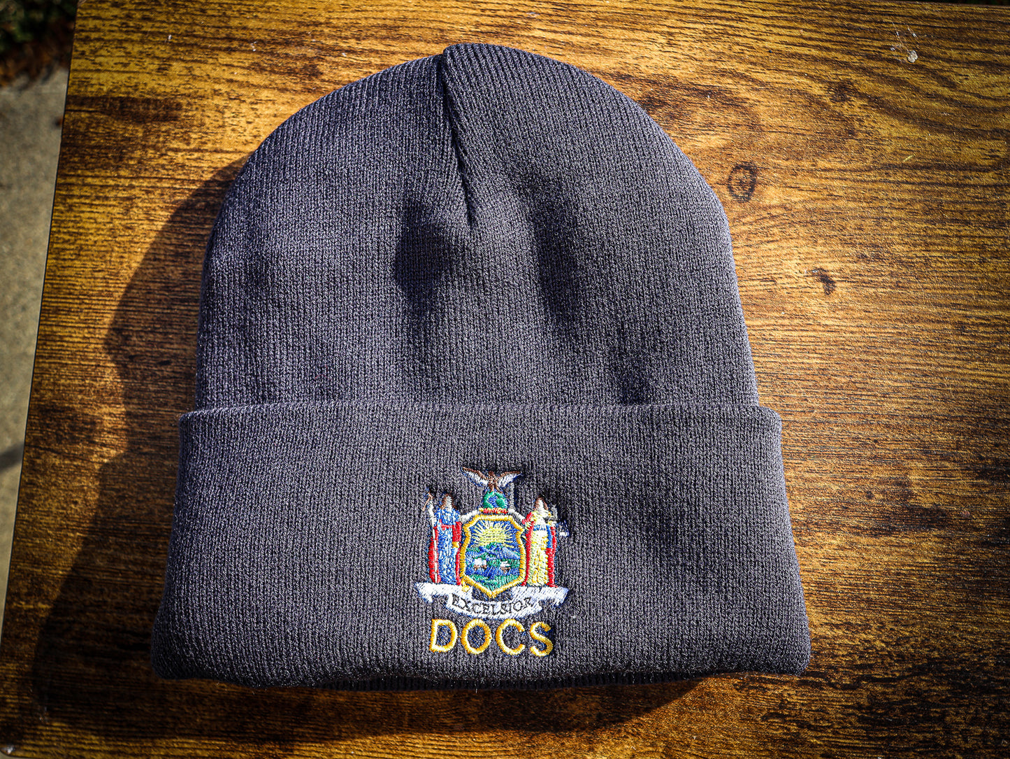 Embroidered DOCS Fleece Lined Beanie