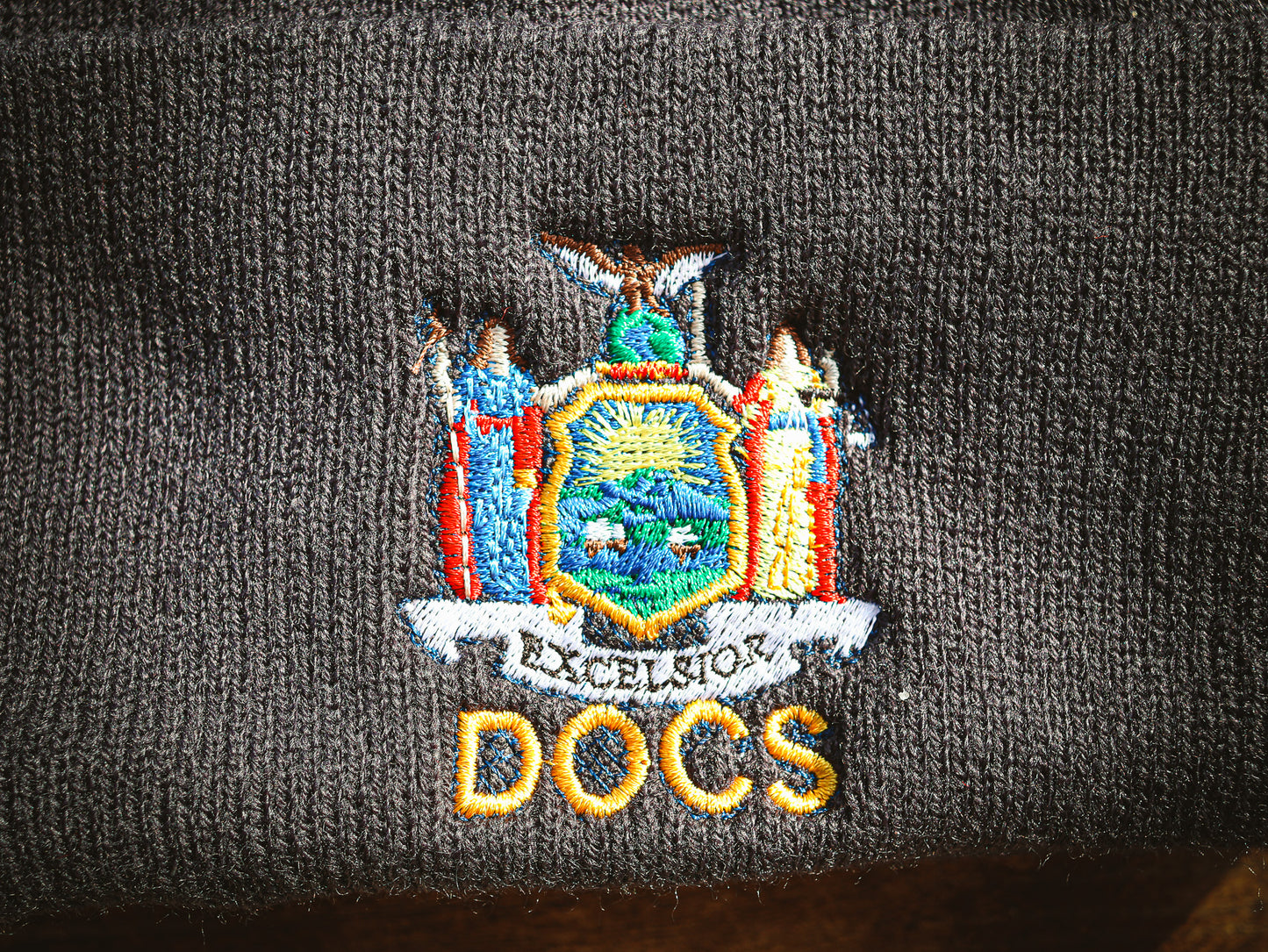 Embroidered DOCS Fleece Lined Beanie